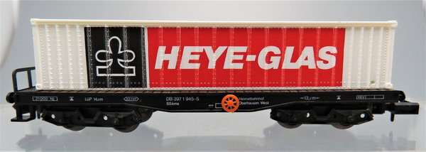 Arnold 4951-20  - Containertragwagen "HEYE-GLAS" - OVP - Sondermodell
