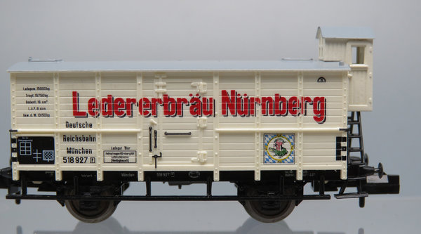 Minitrix 15217 -  Bierwagen Lederbräu Nürnberg - OVP