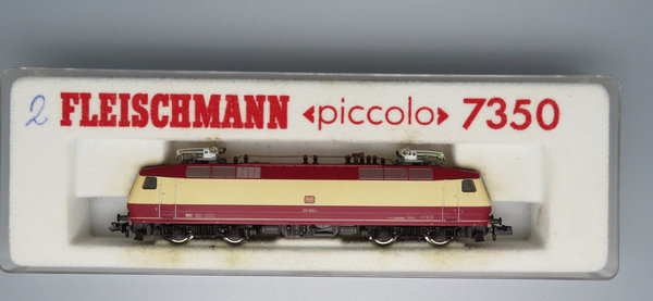 Fleischmann 7350 	Mehrzwecklok  BR 120 002-1 - rot/beige - OVP