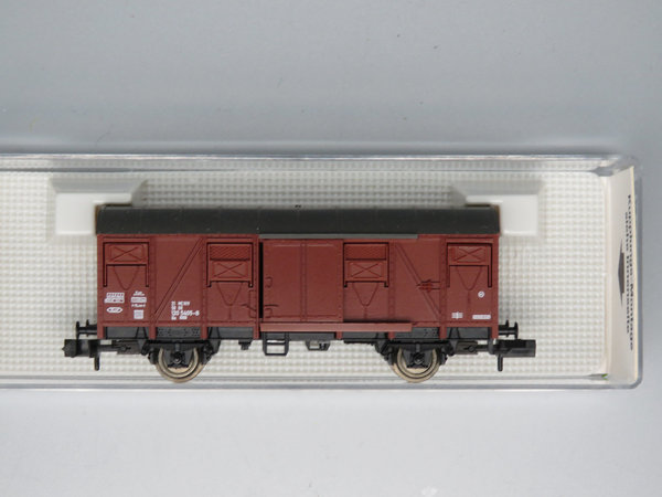 Fleischmann 8311 K - Gedeckter Güterwagen, Gattung Gs, 2-achsig, braun - OVP
