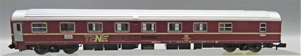 Roco 02278 A - Schlafwagen, Gattung/Bauart WLABsm 166.0, 4-achsig, rot, ´TEN´ OVP