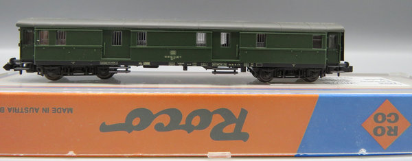 Roco 02277 D- Gepäckwagen, Gattung/Bauart Dye 975, 4-achsig, grün - OVP