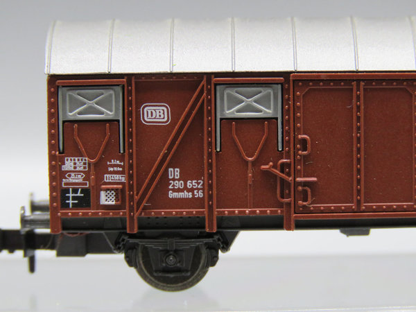 Roco 25074 - Gedeckter Güterwagen, Gattung/Bauart Gbrs-V 245, 2-achsig, braun - OVP