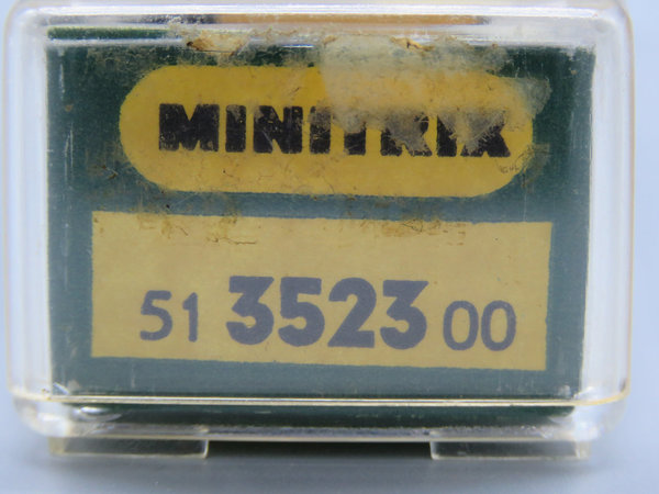 Minitrix 51 3523 00 - Kühlwagen, Gattung Iklm, 2-achsig, gelb, ´Bananen´ - OVP