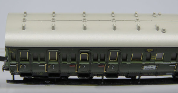 Minitrix 13301- Abteilwagen (Einheitsbauart) 2./3. Klasse, Gattung/Bauart BC-21, 2-achsig - OVP