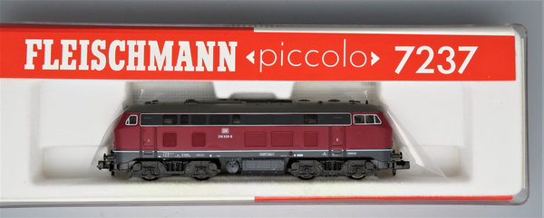 Fleischmann 7237 - Diesellok BR 218, rot, Achsfolge B`B`, ohne Abgashutze / 218 306-9