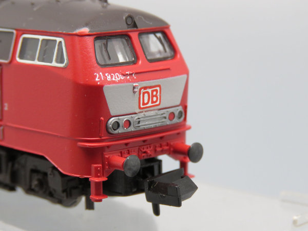 Fleischmann 7235 - Diesellok BR 218, Bauart B`B`, orientrot, / 218 208-3 - umgelabelt - EVP