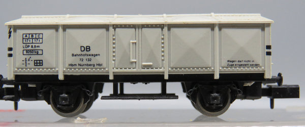 Arnold 5902 - Klappdeckelwagen 2-achsig, für Kalk, hellgrau ´Bahnhofswagen´ OVP