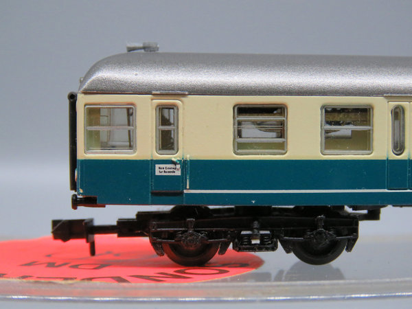 Arnold 3275K - Mitteleinstiegs-Steuerwagen 2. Klasse, BDyls456, oceanblau/beige - OVP
