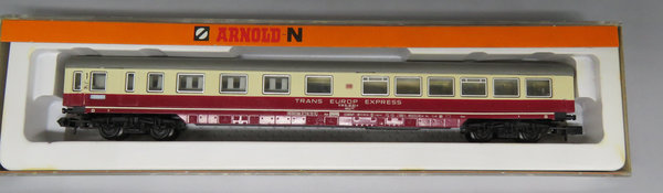 Arnold 3831 - IC-TEE-Barwagen ARDmz 106 1. Klasse beige/rot - OVP