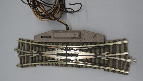Fleischmann Piccolo 9185R - Elektrische Doppelkreuzungsweiche rechts kreuzend 15°
