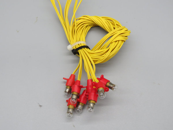 9 x Beleuchtungssockel 40 cm Kabel - Neuware