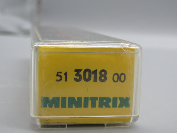 Minitrix 3018 - TEE-Barwagen 4-achsig, 1. Klasse,  rot/beige,´TRANS EUROP EXPRESS´-OVP
