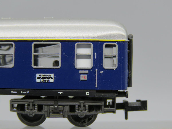 Minitrix 51 3011 00 Schnellzugwagen, 1. Klasse , blau - OVP