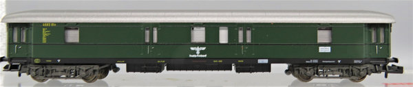 Fleischmann  8135 - Bahnpostwagen, Gattung Post4ü-c/21,6, 4-achsig, grün - OVP