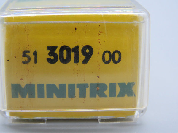 Minitrix 3019 - Aussichtswagen 1. Klasse, beige/rot, ´DEUTSCHE BUNDESBAHN´ - OVP