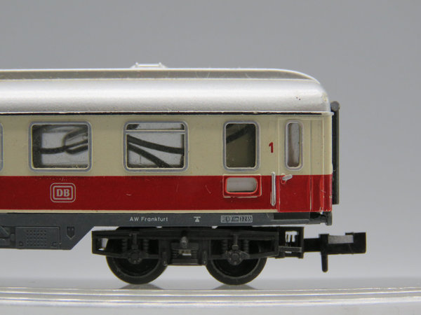 Minitrix 3019 - Aussichtswagen 1. Klasse, beige/rot, ´DEUTSCHE BUNDESBAHN´ - OVP