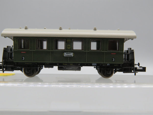 Minitrix 13137 - Personenwagen, 3. Klasse, Gattung/Bauart Ci Bay - OVP