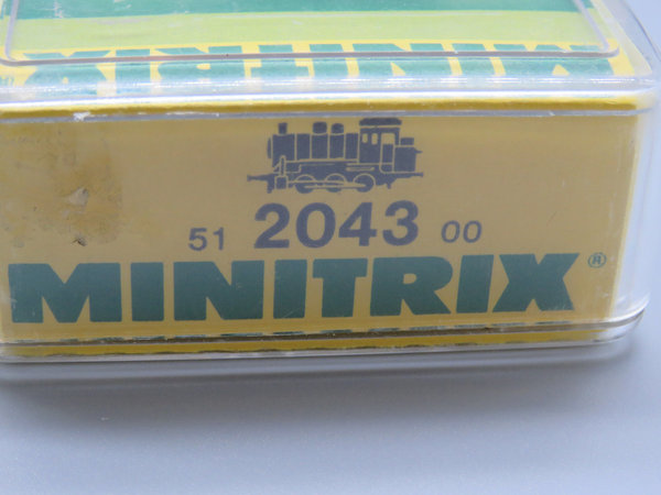 Minitrix 2043 - Tenderlok BR 89.0, Bauart C h2, schwarz - OVP