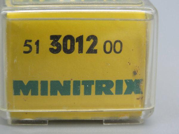 Minitrix 3012 - Speisewagen (Schürzenwagen),  4-achsig, rot - OVP