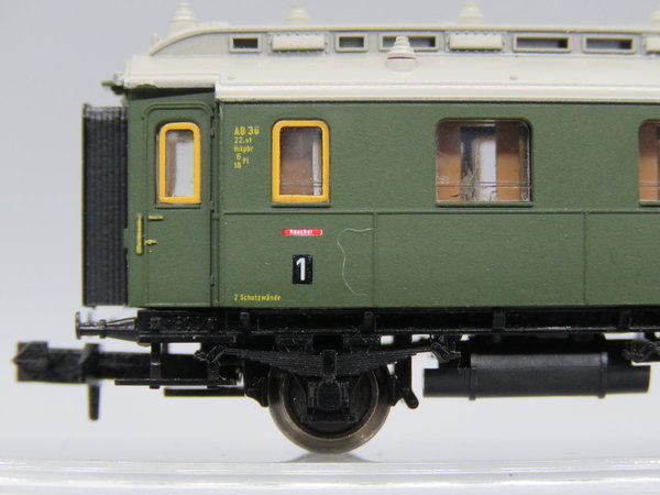 Minitrix 3165 - Reisezuwagen 1./2. Klasse, Gattung/Bauart AB3ü Bay 94 - OVP