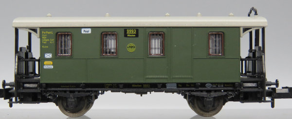 Minitrix 13135 - Lokalbahn Gepäckwagen mit Postabteil - OVP