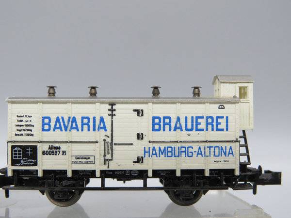 Minitrix 13644 - 2 x Bierwagen mit Brhs ´Bavaria Brauerei Hamburg-Altona´ - EVP