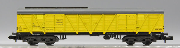 Minitrix 3596 - Hilfszuggerätewagen 4-achsig, gelb - EVP