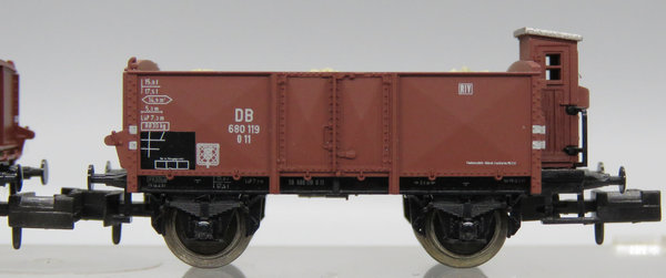 Minitrix 15047 - Offene Güterwagen DB 680 119 0 11 und DB 682 424 0 11 - EVP