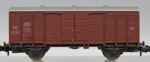 Roco 2306 - Gedeckter Güterwagen (Gemüsewagen), 2-achsig, braun - EVP