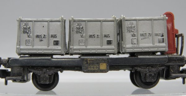 Arnold 0456 - 2 x Behältertragwagen mit BrmHs - EVP