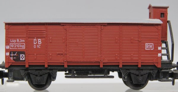 Arnold 0426 - 2 x gedeckter Güterwagen mit BrmHs - OVP