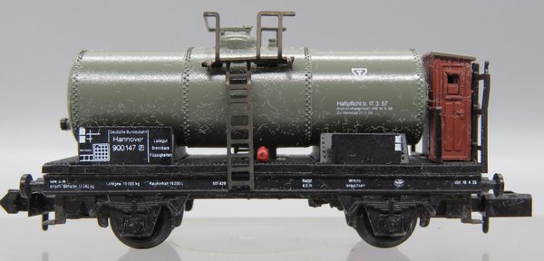 Arnold 4526 - 3 x Kesselwagen mit Brhs, 2-achsig, grau, ´VT´ - EVP
