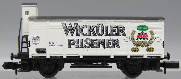 Arnold 0154-6 - Wärmesschutzwagen / Bierwagen Wicküler Pilsner - EVP