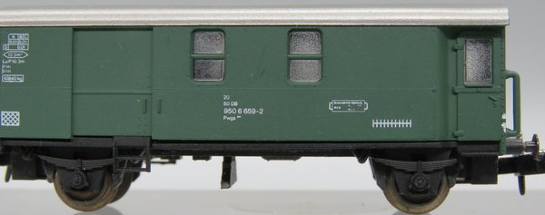 Arnold 3053 - Gepäckkwagen mit Postabteil PPost (Langenschwalbacher - EVP