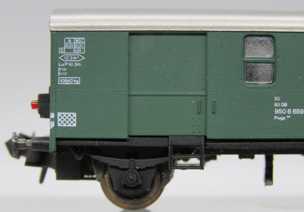 Arnold 3053 - Gepäckkwagen mit Postabteil PPost (Langenschwalbacher - EVP