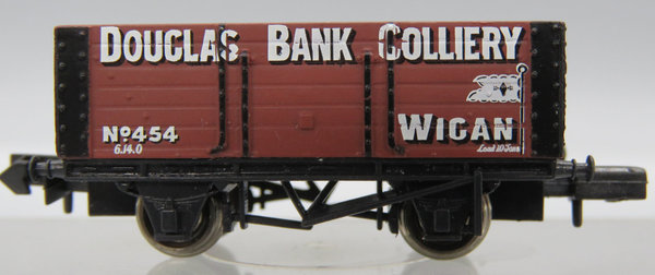 Graham Farish nn - 5 Plank Wagon Wooden Floor - Douglas Bank Colliery - EVP