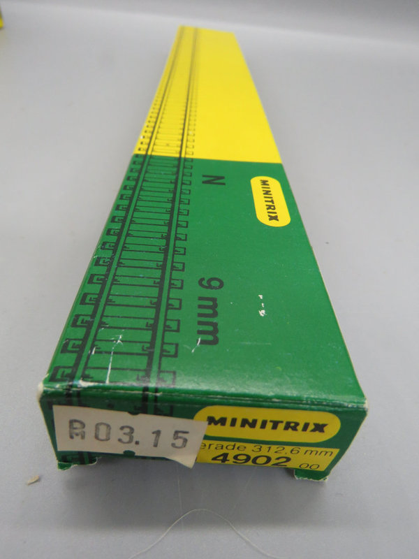 Minitrix 4902  - 10 x gerades Gleis 312,6 mm - OVP