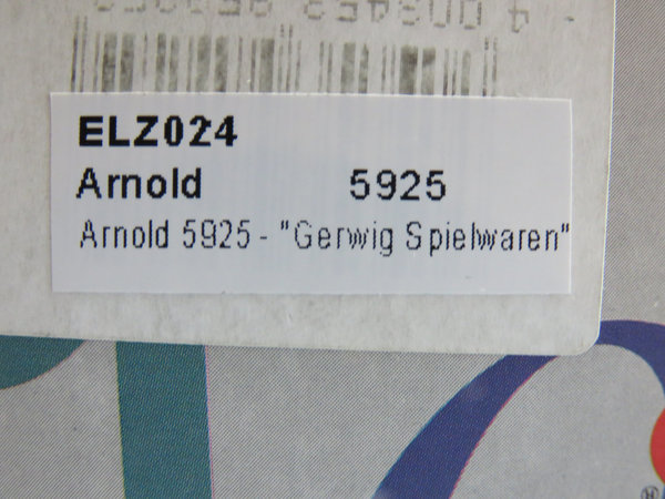 Arnold 5925 - Sondermodell 1997  Güterzugbegleitwagen "Gerwig Spielwaren" / OVP