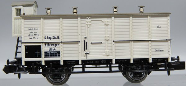 Minitrix 15139 Kühlwagen mit Brhs, 2-achsig, weiß - OVP