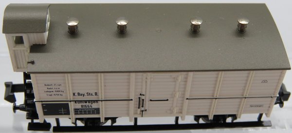 Minitrix 15139 Kühlwagen mit Brhs, 2-achsig, weiß - OVP