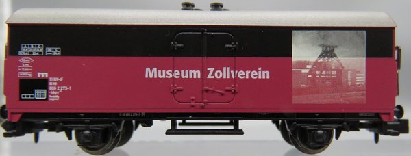 Minitrix 91010 Sondermodell - Gedeckter Güterwagen, ´Museum Zollverein´ - OVP