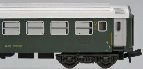 Minitrix 13360 - Schnellzugwagen 2. Klasse SBB