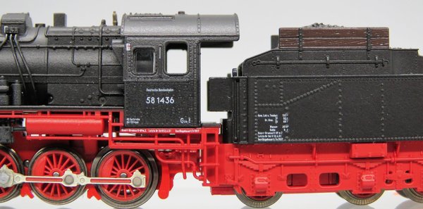 Minitrix 12619 - Schlepptenderlokomotive BR 58 DB - OVP