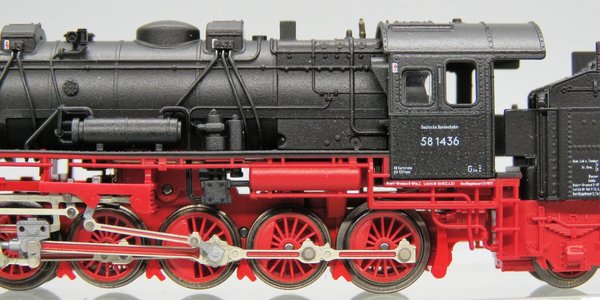 Minitrix 12619 - Schlepptenderlokomotive BR 58 DB - OVP