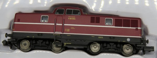 Minitrix 12504 - Diesellokomotive BR V 80 DB defekt - OVP