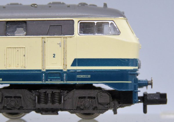 Fleischmann 7238 - Diesellok BR 218, beige/blau  - OVP - Digital SX / Selectrx