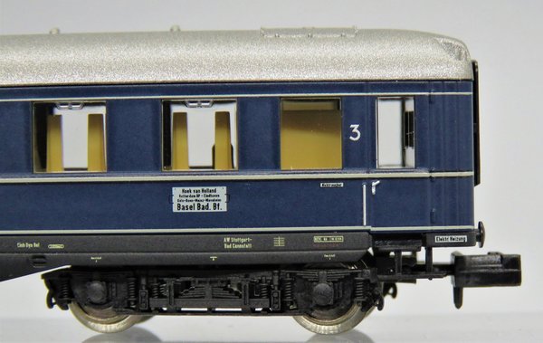 Minitrix 15739 - 6-teilig Schnellzugwagenset "Rheingold"  - OVP aus Vitrine