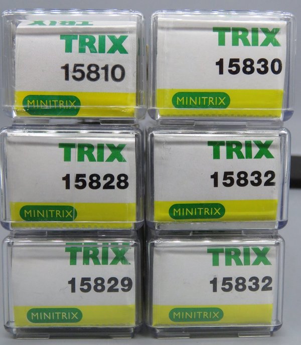 Minitrix 15810 - 6-teiliges IC-Set mit Steuerwagen - OVP aus Vitrine