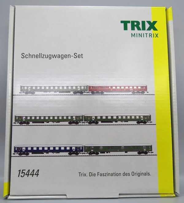 Minitrix 15444 - 6-teiliges Schnellzuwagenset - Trix-Profi-Club 2010 - OVP
